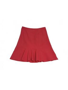 Nine West Red Flared Skirt Size 10 b31